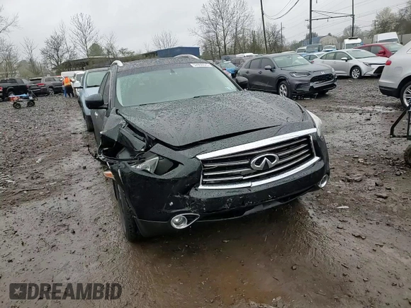 2014 Infiniti QX70 с VIN JN8CS1MWXEM412233, выставлен на аукционе Copart как лот 52859325 с пробегом 109 121 миль миль и Списание • Salvage title. История ставок и продаж доступна на DreamBid. Изображение 12.