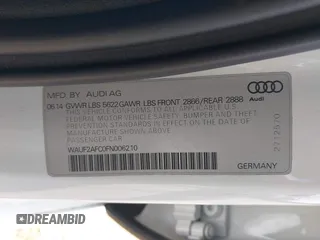 2015 Audi S6 Prestige with VIN WAUF2AFC0FN006210, listed as a IAAI auction lot 41951372 with 110,147 mi miles. Bid and sale history available at carsss.com. Image 9.