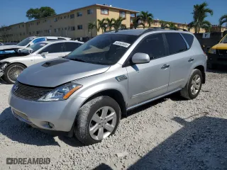 2007 Nissan Murano SL with VIN JN8AZ08T67W514097, listed as a Copart auction lot 53392805 with 202,838 mi miles and Clean Title. Bid and sale history available at carsss.com. Image 1.