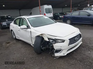 2018 Infiniti Q50 3.0t LUXE with VIN JN1EV7AP2JM366566, listed as a IAAI auction lot 41492461 with 60,314 mi miles. Bid and sale history available at carsss.com. Image 1.