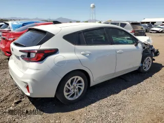 2024 Subaru Impreza with VIN JF1GUABC6R8336174, listed as a Copart auction lot 52231005 with 33,628 mi miles and Salvage Title. Bid and sale history available at carsss.com. Image 3.