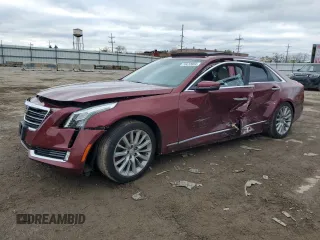 2016 Cadillac CT6 Luxury AWD with VIN 1G6KD5RS2GU166881, listed as a Copart auction lot 79472004 with 93,295 mi miles and Salvage Title. Bid and sale history available at carsss.com. Image 1.