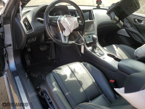 2018 Infiniti Q60 3.0t LUXE with VIN JN1EV7EKXJM342353, listed as a Copart auction lot 71458074 with 103,139 mi miles and Salvage Title. Bid and sale history available at carsss.com. Image 8.