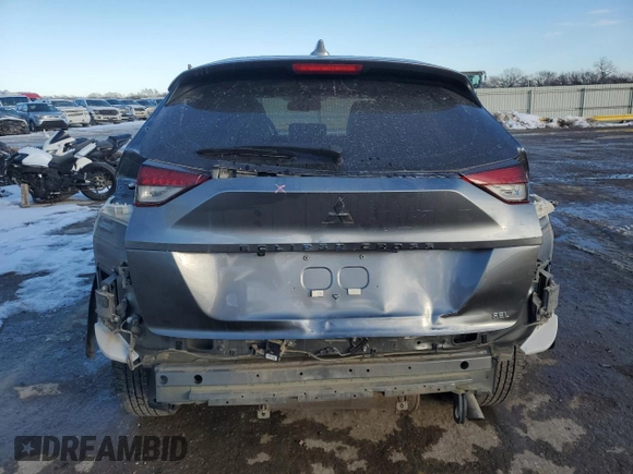 2023 Mitsubishi Eclipse Cross SE z VIN JA4ATWAA3PZ035637, wystawiony jako Copart lot #88260165 z przebiegiem 20 996 mil mil oraz Szkoda całkowita • Salvage title. Historia ofert i sprzedaży dostępna na DreamBid. Obrazek 6.