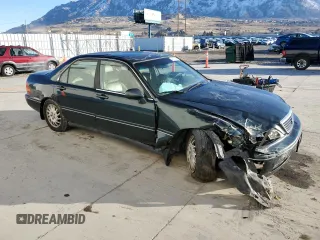 1998 Acura RL Premium with VIN JH4KA965XWC003247, listed as a Copart auction lot 46313035 with 0 mi miles and Salvage Title. Bid and sale history available at carsss.com. Image 4.