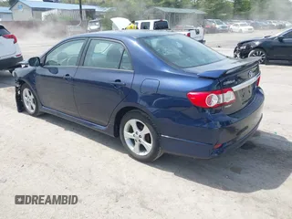 2013 Toyota Corolla L with VIN 2T1BU4EE7DC113139, listed as a IAAI auction lot 42093462 with 110,883 mi miles. Bid and sale history available at carsss.com. Image 3.