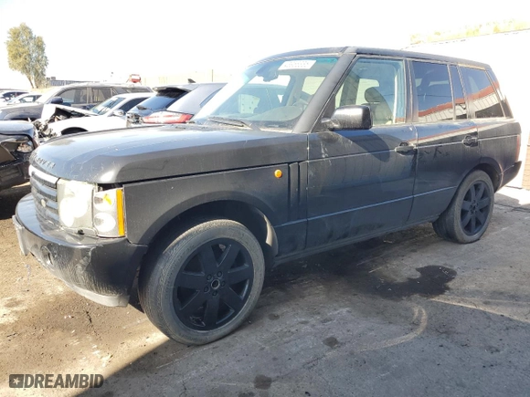 2004 Land Rover Range Rover HSE with VIN SALME11494A162969, listed as a Copart auction lot 43956335 with 203,658 mi miles and Clean Title. Bid and sale history available at carsss.com. Image 1.