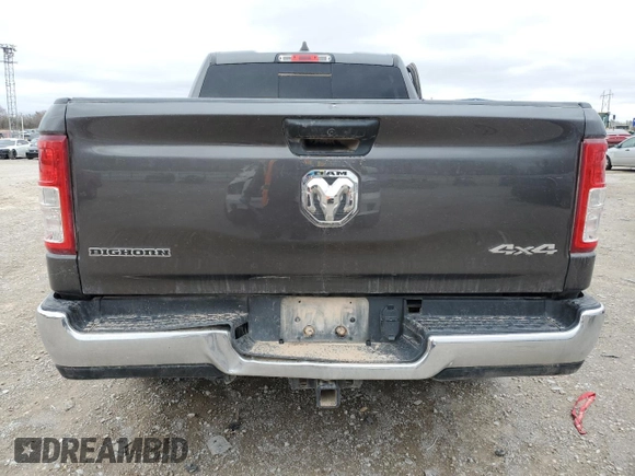 2023 Ram 1500 Big Horn with VIN 1C6RRFBG9PN558279, listed as a Copart auction lot 46972745 with 95,001 mi miles and Salvage Title. Bid and sale history available at carsss.com. Image 6.