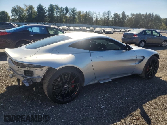 2020 Aston Martin Vantage z VIN SCFSMGAW7LGN03725, wystawiony jako Copart lot #73573314 z przebiegiem 52 461 mil mil oraz Szkoda całkowita • Salvage title. Historia ofert i sprzedaży dostępna na DreamBid. Obrazek 3.