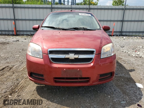 2011 Chevrolet Aveo 1LT with VIN KL1TD5DE0BB191681, listed as a Copart auction lot 64149135 with 50,148 mi miles and Clean title. Bid and sale history available at DreamBid. Image 5.