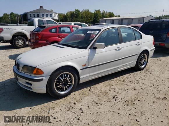 2000 BMW 3 Series 323i with VIN WBAAM334XYFP71435, listed as a Copart auction lot 69634204 with 95,154 mi miles and Clean Title. Bid and sale history available at carsss.com. Image 1.