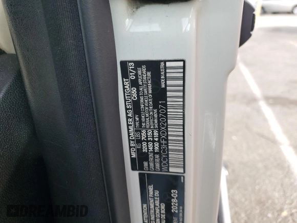 2013 Mercedes-Benz G 550 with VIN WDCYC3HFXDX207071, listed as a Copart auction lot 84055214 with 102,067 mi miles and Salvage title. Bid and sale history available at DreamBid. Image 14.