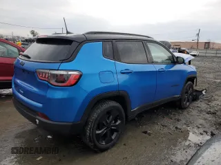 2021 Jeep Compass Altitude with VIN 3C4NJDBB7MT546733, listed as a Copart auction lot 46891965 with 65,085 mi miles and Salvage title. Bid and sale history available at DreamBid. Image 3.