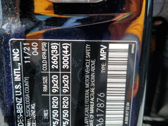 2022 Mercedes-Benz GLE 350 z VIN 4JGFB4KB4NA617876, wystawiony jako Copart lot #60701165 z przebiegiem 1 755 mil mil oraz Nie do naprawy • Non repairable. Historia ofert i sprzedaży dostępna na DreamBid. Obrazek 13.