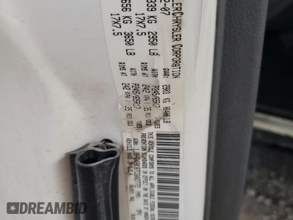 2007 Jeep Commander Sport с VIN 1J8HG48K87C602772, выставлен на аукционе Copart как лот 58578905 с пробегом 230 111 миль миль и Списание • Salvage title. История ставок и продаж доступна на DreamBid. Изображение 13.