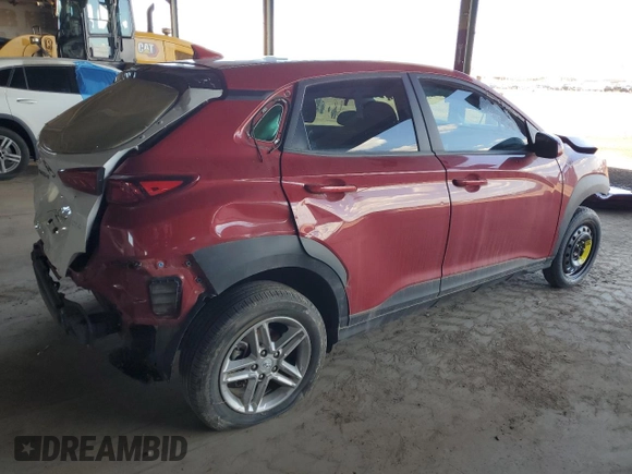 2022 Hyundai Kona Preferred with VIN KM8K22AB1NU820579, listed as a Copart auction lot 55270415 with Not Provided miles and Salvage Title. Bid and sale history available at carsss.com. Image 3.