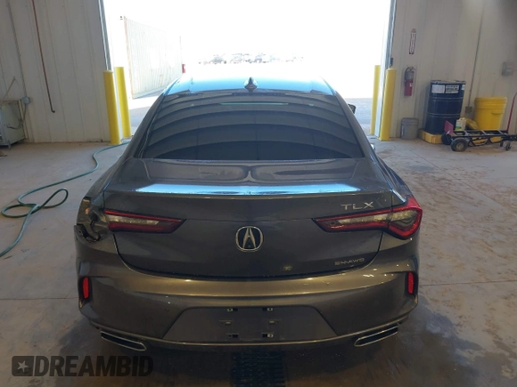 2021 Acura TLX w/Technology Package with VIN 19UUB6F46MA007285, listed as a IAAI auction lot 41517976 with 48,572 mi miles. Bid and sale history available at carsss.com. Image 17.