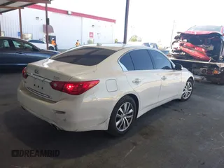 2015 Infiniti Q50 Premium with VIN JN1BV7AR2FM418211, listed as a IAAI auction lot 42626812 with 72,068 mi miles and . Bid and sale history available at DreamBid. Image 4.