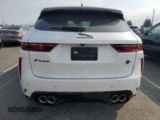 2023 Jaguar F-Pace SVR with VIN SADCZ2EE4PA708358, listed as a Copart auction lot 72276874 with 17,889 mi miles and Salvage Title. Bid and sale history available at DreamBid. Image 6.