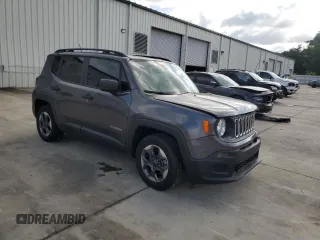 2017 Jeep Renegade Sport with VIN ZACCJAAB4HPF58195, listed as a Copart auction lot 52794245 with 94,194 mi miles and Salvage title. Bid and sale history available at DreamBid. Image 4.