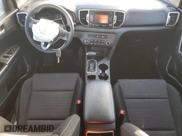 2018 Kia Sportage LX with VIN KNDPM3ACXJ7475015, listed as a Copart auction lot 87910845 with 139,946 mi miles and Salvage Title. Bid and sale history available at DreamBid. Image 8.