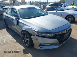 2019 Honda Accord Sedan Sport 1.5T with VIN 1HGCV1F3XKA006554, listed as a IAAI auction lot 41702809 with 102,724 mi miles. Bid and sale history available at carsss.com. Image 1.