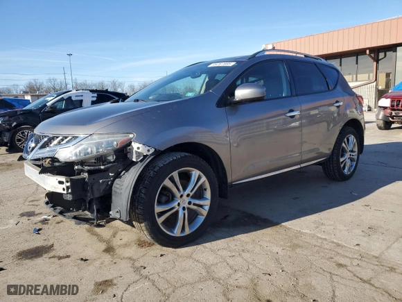 2011 Nissan Murano LE with VIN JN8AZ1MW1BW157345, listed as a Copart auction lot 49267895 with 161,310 mi miles and Salvage Title. Bid and sale history available at carsss.com. Image 1.