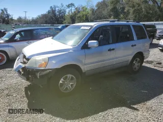 2005 Honda Pilot EX-L with RES with VIN 5FNYF18665B032394, listed as a Copart auction lot 45683515 with 0 mi miles and Salvage Title. Bid and sale history available at carsss.com. Image 1.