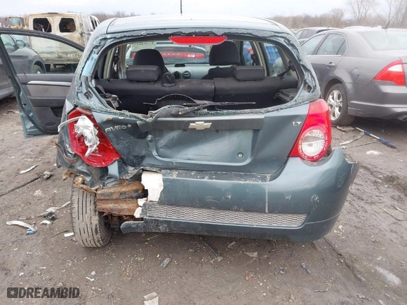 2010 Chevrolet Aveo LT w/1LT with VIN KL1TD6DE9AB094337, listed as a IAAI auction lot 41694847 with 134,478 mi miles. Bid and sale history available at carsss.com. Image 6.