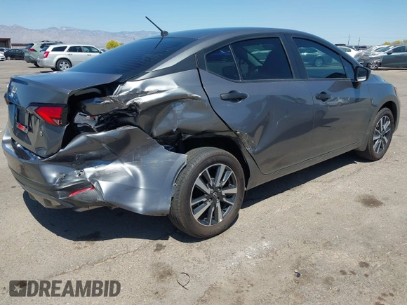 2024 Nissan Versa S with VIN 3N1CN8DV7RL930709, listed as a IAAI auction lot 41958565 with 2,501 mi miles and . Bid and sale history available at DreamBid. Image 4.