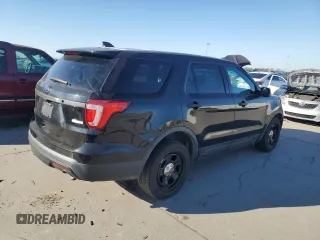 2016 Ford Utility Police Interceptor with VIN 1FM5K8AT3GGC36758, listed as a Copart auction lot 88991505 with 89,192 mi miles and Clean Title. Bid and sale history available at carsss.com. Image 3.