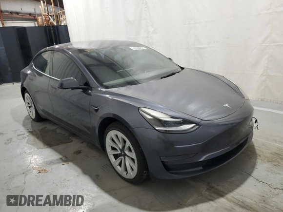 2022 Tesla Model 3 with VIN 5YJ3E1EA7NF289487, listed as a Copart auction lot 55527845 with 151,403 mi miles and Clean Title. Bid and sale history available at DreamBid. Image 4.