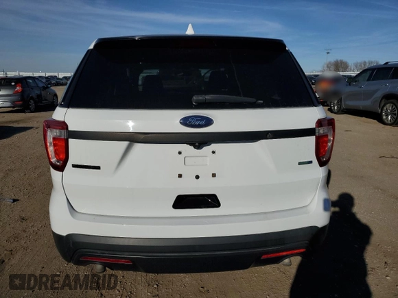 2016 Ford Utility Police Interceptor with VIN 1FM5K8AR0GGA12285, listed as a Copart auction lot 79109934 with 78,345 mi miles and Salvage Title. Bid and sale history available at carsss.com. Image 6.