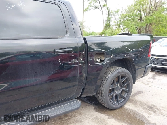 2023 Ram 1500 Laramie with VIN 1C6SRFJTXPN541328, listed as a IAAI auction lot 42121615 with 61,939 mi miles and . Bid and sale history available at DreamBid. Image 6.