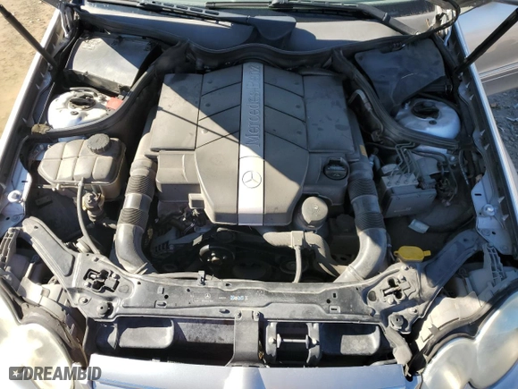 2004 Mercedes-Benz CLK-Class Cabriolet 3.2L with VIN WDBTK65G44T019718, listed as a Copart auction lot 79489734 with 206,148 mi miles and Salvage Title. Bid and sale history available at carsss.com. Image 12.
