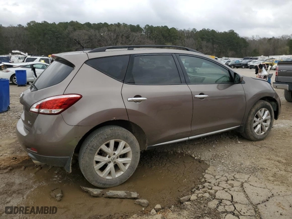 2014 Nissan Murano SL with VIN JN8AZ1MUXEW421147, listed as a Copart auction lot 48932605 with 189,369 mi miles and Salvage Title. Bid and sale history available at carsss.com. Image 3.