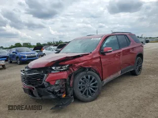 2023 Chevrolet Traverse RS with VIN 1GNEVJKW6PJ254239, listed as a Copart auction lot 58589185 with 40,062 mi miles and Salvage title. Bid and sale history available at DreamBid. Image 1.