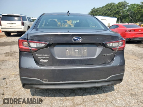 2022 Subaru Legacy Premium with VIN 4S3BWAC63N3015238, listed as a Copart auction lot 58767565 with 65,442 mi miles and Salvage title. Bid and sale history available at DreamBid. Image 6.