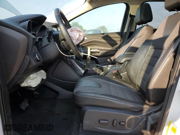 2015 Ford Escape Titanium with VIN 1FMCU9J92FUC09093, listed as a Copart auction lot 59089915 with 62,382 mi miles and Non repairable. Bid and sale history available at DreamBid. Image 7.
