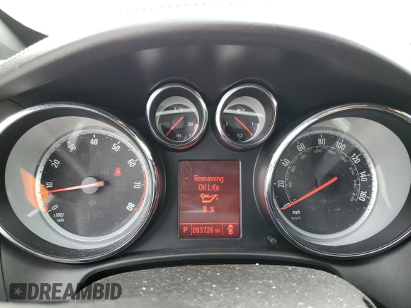 2017 Buick Cascada Premium with VIN W04WH3N5XHG108969, listed as a Copart auction lot 54381395 with 93,726 mi miles and Salvage title. Bid and sale history available at DreamBid. Image 9.