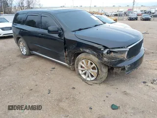 2019 Dodge Durango SXT Plus z VIN 1C4RDHAG6KC659160, wystawiony jako IAAI lot #41335643 z przebiegiem 112 722 mil mil oraz . Historia ofert i sprzedaży dostępna na DreamBid. Obrazek 1.