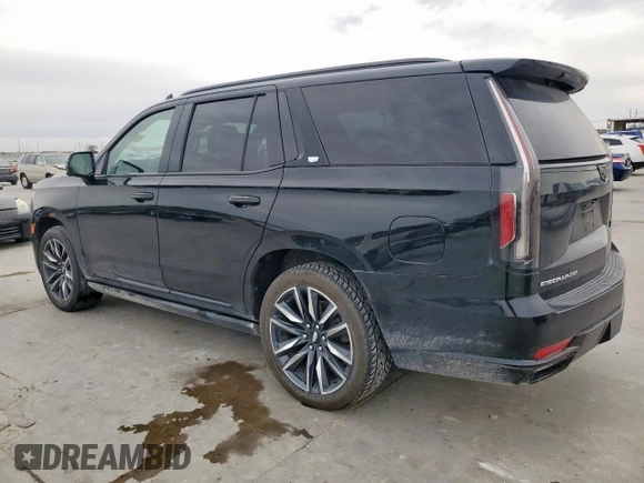 2021 Cadillac Escalade Sport with VIN 1GYS3FKL4MR282066, listed as a Copart auction lot 48219285 with 59,219 mi miles and Clean title. Bid and sale history available at DreamBid. Image 2.