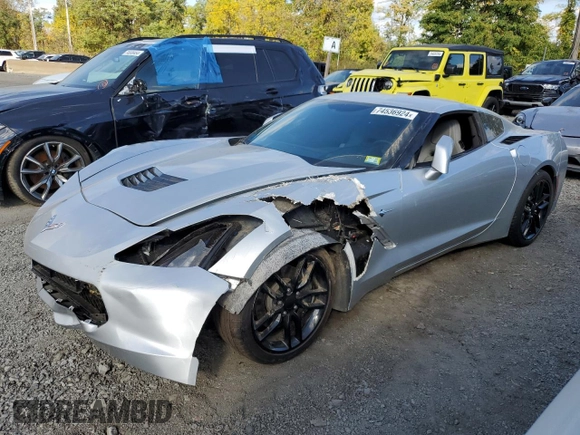 2016 Chevrolet Corvette 2LT with VIN 1G1YC2D74G5125988, listed as a Copart auction lot 74536924 with 19,049 mi miles and Salvage Title. Bid and sale history available at carsss.com. Image 1.