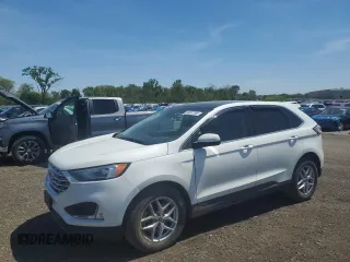 2021 Ford Edge SEL z VIN 2FMPK4J92MBA47754, wystawiony jako Copart lot #56307585 z przebiegiem 25 824 mil mil oraz Szkoda całkowita • Salvage title. Historia ofert i sprzedaży dostępna na DreamBid. Obrazek 1.