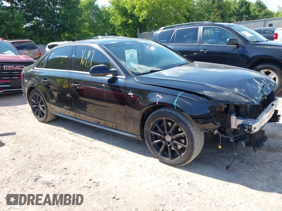 2014 Audi A4 Premium Plus with VIN WAUFFAFL8EA009723, listed as a IAAI auction lot 42651671 with 182,280 mi miles and . Bid and sale history available at DreamBid. Image 1.