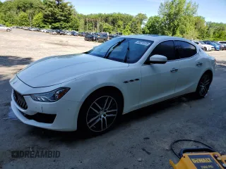2019 Maserati Ghibli z VIN ZAM57XSA3K1322916, wystawiony jako Copart lot #59274125 z przebiegiem 145 148 mil mil oraz Czysty tytuł • Clean title. Historia ofert i sprzedaży dostępna na DreamBid. Obrazek 1.