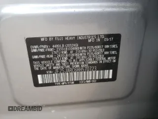 2017 Subaru Forester Limited with VIN JF2SJARC6HH570723, listed as a Copart auction lot 69895842 with 102,631 mi miles. Bid and sale history available at carsss.com. Image 15.