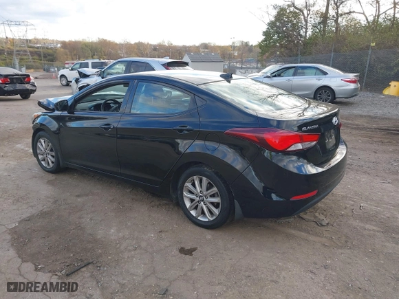 2016 Hyundai Elantra Value Edition with VIN KMHDH4AE1GU588520, listed as a IAAI auction lot 40841547 with 92,600 mi miles. Bid and sale history available at carsss.com. Image 3.