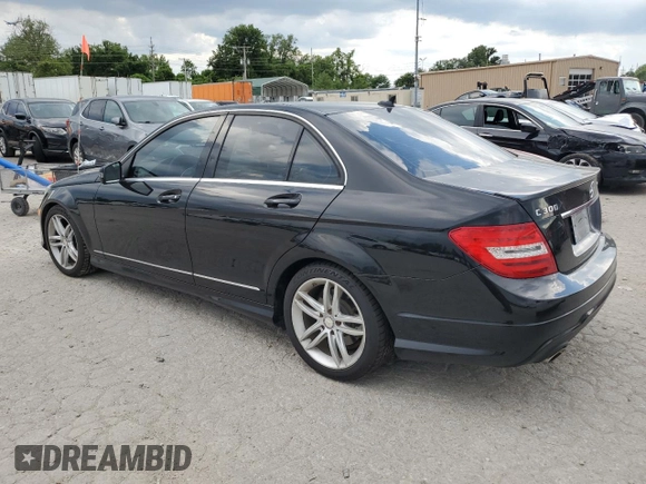 2012 Mercedes-Benz C-Class C 300 Sport with VIN WDDGF8BB7CR207078, listed as a Copart auction lot 60086764 with 173,263 mi miles and Salvage Title. Bid and sale history available at carsss.com. Image 2.