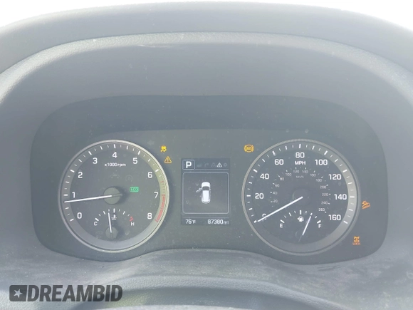 2016 Hyundai Tucson Eco with VIN KM8J3CA26GU207956, listed as a IAAI auction lot 42093540 with 87,380 mi miles. Bid and sale history available at carsss.com. Image 7.
